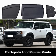 For Toyota Land Cruiser Prado LC250 2024 2025 Car Window Sun Shade Shield Side Window Sun Protection