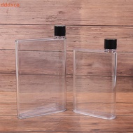 [dddxce] Fashion Water Bottle Portable Clear Book Portable Paper Pad Water Bottle Flat

