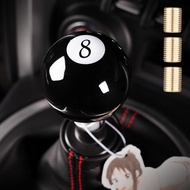 Car Accessories Black 8 Ball Gear Shift Knob Universal Transmission Shifter Lever Stick For Universa