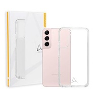 Samsung Galaxy S22 Ultra Classics TPU 電話保護殼_水晶透明/灰帶
