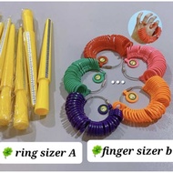 Ring sizer and finger sizer
