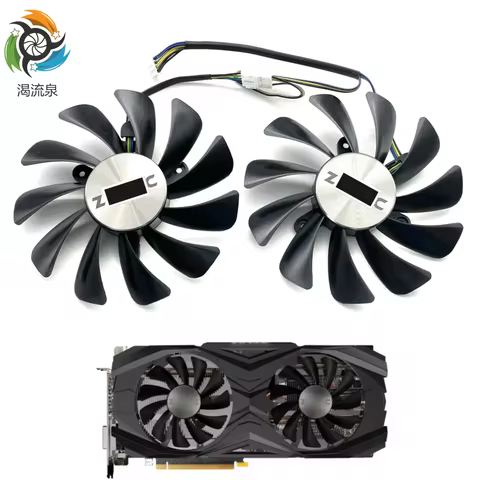 2PCS/lot 95mm Cooler Fan Replace For Zotac GeForce GTX 1070Ti 1080 Ti GTX1070 Ti GTX1080Ti AMP Editi