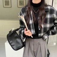 KEMEJA FLANNEL CROP TOP / WOMEN'S FLANNEL SHIRT / CROP SHIRT / LATEST WOMEN'S SHIRT