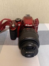 Nikon D3200 酒紅色時尚單眼 + 防潮箱+腳架+相機包