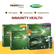 [SG] Berocca Energy Effervescent [Vitamin B & C & Minerals] 4-in-1, Mango Orange, Orange, Raspberry 