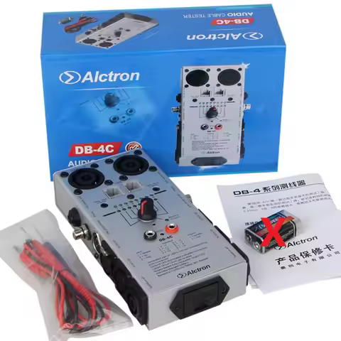 Multi Audio Cable Tester Enable Quick Convenient Continuity Cable Testing for Many Types of Cable LE
