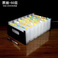 Bill Multi-layer Accordion Bag A6 Document Storage Folder Small Hotel Small Ticket Folder Office Sor