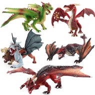 Cross-Border Hot Sale Simulation Solid Dinosaur Model Battle Dragon Beast Fire Dragon Beast Magic Dr