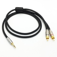 New model Fever Grade 3.5 One Point Two Audio Cable 3.5 Turn Double Lotus Mobile Phone Computer Conn