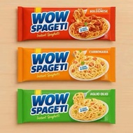 3 PACKS WOW SPAGHETTI VIRAL CREAMY CARBONARA/SPICY GARLIC/MEATY BOLOGNESE SPAGETI/INSTANT MEE(sung)