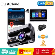 FirstCloud H002 Smart WiFi GPS Dash Camera 4K+2K HD Dual Lens Loop Recording Parking Monitoring