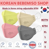 Made in Korea BOTN KF94 strap-adjustable Color mask(20pieces)