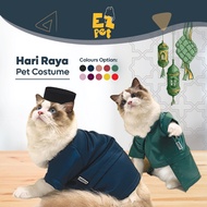 EZPET🐱 [Pet Costume Hari Raya Cat Baju ]Raya Baju Melayu Kucing Baju Kurung Raya Aidilfitri 宠物马来斋月 猫 衣服服装