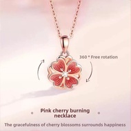 Rotating Pendant Necklace Womens Style New Hot Sale Light Luxury Unique Gift for Girlfriend Birthday