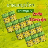 Hanuman Brand Inhaler 2 Grams (Pack Of 12 Jars) 1 Dozen