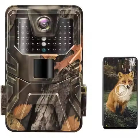 WIFI Live Stream Trail Camera 4K 30MP APP Bluetooth Control Hunting Cameras Night Vision WIFI900PRO 