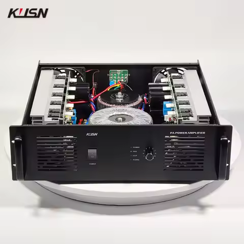 Power Amplifier 2000W 3U Aluminum Alloy Panel Sound Class AB Professional Audio Power Amplifier PA S
