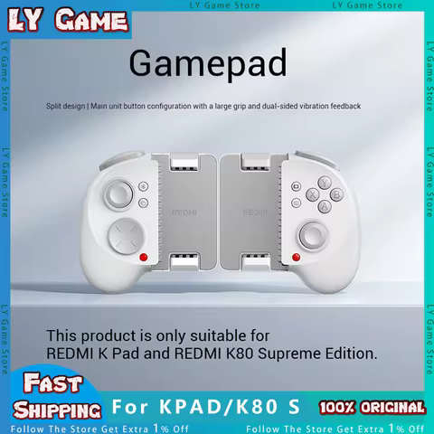 Redmi Game Controller For Redmi KPad/K70 Ultra Mobile Phone Bluetooth Controller Large Grip Double-S
