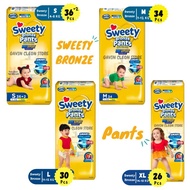 Sweety Bronze Pants S36|| M34 || L30|| XL26 - Pampers Sweety Bronze Tipe Celana || Sweety Bronze Pan