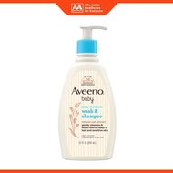 Aveeno Baby Daily Moisture Wash and Shampoo 354mL
