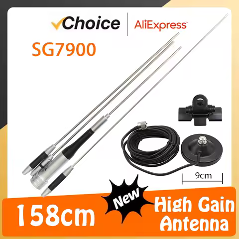 Mobile Radio Antenna For SG7900 RT95 BJ-218 Dual Band VHF/UHF 144/430MHz QYT KT-7900D Car Radio Base