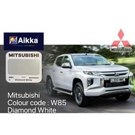 AIKKA MITSUBISHI W85 / DIAMOND WHITE / 2K PAINT /CAT KERETA 2K