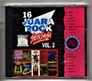 Various - 16 Juara Rock Sensasi VOL.2 ( CD ) [ Wings Lela Gamma Melissa Febians Sweet Charitu Medita