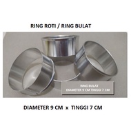 Ring CUTTER 9x7cm/round Bread RING/Round RING/9Cm DIAMETER RING