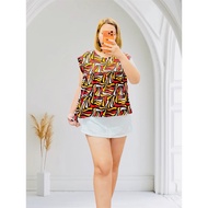 PEPLUM TOP COTTON S-4XL SIZE