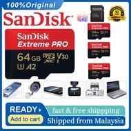 SanDisk Extreme Pro microSD Card 4K Video A2 U3 V30 200MB/s for Phone GoPro CCTV 64GB–512GB Original