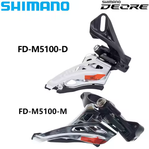 Shimano Deore M5100 Front Derailleur 2x11 Speed FD-M5100-M Clamp Band/Direct Mount For Mountain Bike