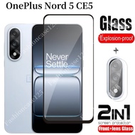 2in1 For OnePlus Nord 5 CE5 Screen Protector Film Transparent Phone Screen Protector For OnePlus Nor