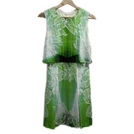 ete green L'8 PETER PILOTTO OTTO Dress Sleeveless Size 6 silk Knee-length blue Multi Light Women Dir