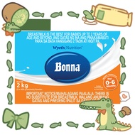 BONNA Stage 1 Infant Formula For 0 to 6 Months 2kg Box