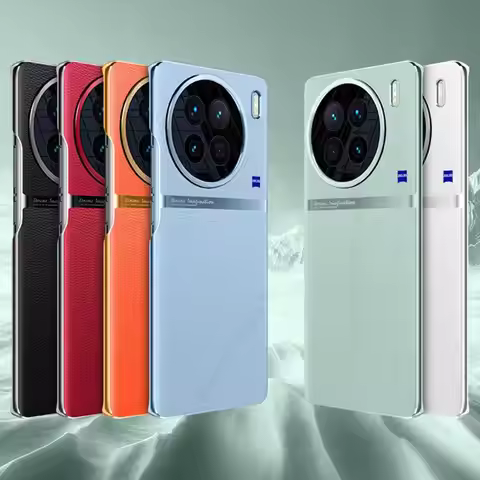 Capa For vivo X90S X90 Pro Plus Leather Phone Shockproof Plating Case For VIVO X90 Pro Funda Electro