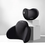 Bộ Tựa Đầu Tựa Lưng AWESOME Cao Su Non Nguyên Khối Cao Cấp - Gối Tựa Đầu Tựa Lưng Trên Ô Tô Vỏ Bọc V