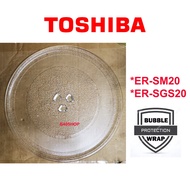 Toshiba Compatible Microwave Oven Turntable Glass Cooking Tray Plate ER-SM20  ER-SGS20