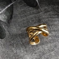 Swag Ear Cuff 三連拱 / brass C121
