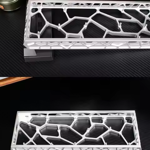 H68 Hollow Keyboard Case 68% Keys Layouts Aluminum Case for Mad68 Ace68 Magnetic Axis Keyboard Shell