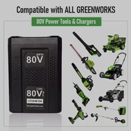 Greenworks 80V Pro Lithium-ion Battery GBA80200 GBA80600 80V Max GCH8040