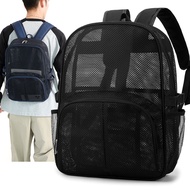 《Hot Sale》Mesh Hollow Student Backpack Beach Vacation Hollow Backpack Travel Fitness Mesh Backpack10