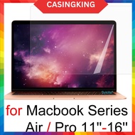 HD Screen Protector for MacBook Pro 14 15 16 13 M1 Air 13 M2 11 12 ID Bar Plastic Clear Skin Matte F