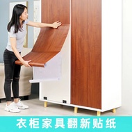 <ZU shop> 60cm5m 3D Kitchen Wooden Wall Sticker Cabinet Wardrobe Waterproof Oil proof Self Adhesive 