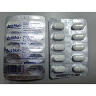 ACTIMOL 650MG / 500MG PARACETAMOL 10'S
