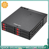 6-Bay 2.5Inch  SSD HDD Enclosure Mobile Rack/Enclosure Hard Disk Enclosure Rack Data Storage for 5.2