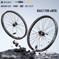 2024 RYET Hybride Wheelsets 29er 27.5 MTB Boost Carbon Wheelsets Mullet e-Mountain Bike wheels 148mm