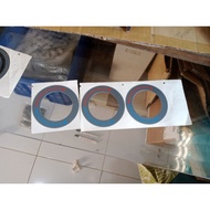 AC temperature circle sticker