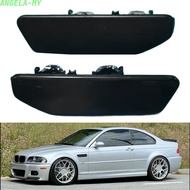 [ANGELA]Headlight Washer Cover Cap Black Finish Component For BMW 3 Series E46 Coupe