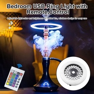 【Shop the Look】 Rgb Led Lights Remote Control Atmosphere Lamp Usb Rechargeable Ring Bedroom Nightlig