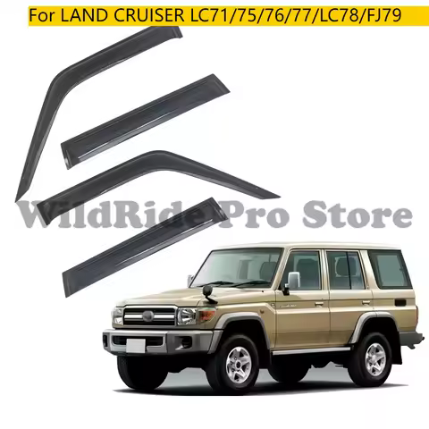 Rain Shield for LAND CRUISER LC71/75/76/77/LC78/FJ79 Car Window Visor Rain Guards Window Deflector
